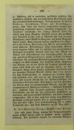 45. Der 30jährige Krieg - Westfälischer Friede