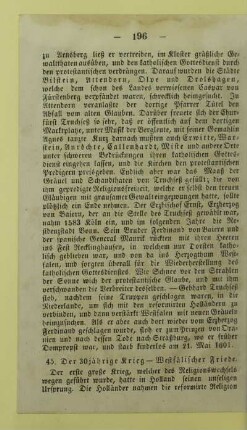 45. Der 30jährige Krieg - Westfälischer Friede