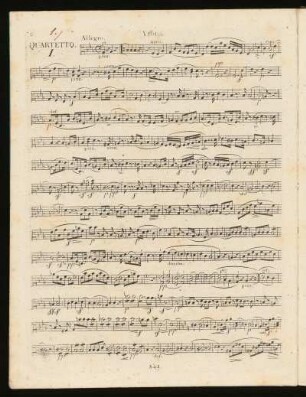 I. Streichquartett Es-Dur