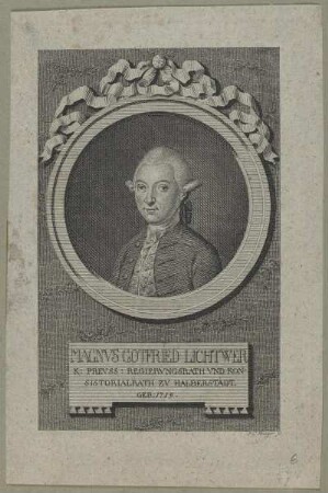 Bildnis des Magnvs Gotfried Lichtwer
