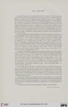 1: Au Louvre