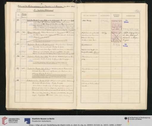 Inv. Nr. 513-537