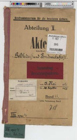 Geldbedarf und Fondswirtschaft: Bd. 11