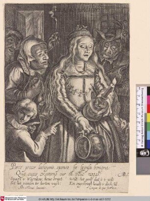 [Das melancholische Temperament; The melancholic temperament; La mariée]