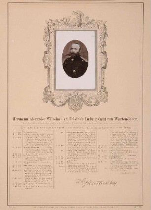 Bildnis von Hermann Graf von Wartensleben (1826-1921)