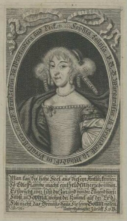 Bildnis der Sophia Louisa von Brandenburg-Bayreuth
