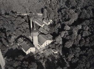 Luftbildaufnahmen von Karlsruhe. Südstadt - Wasserwerk im Oberwald