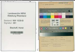 Entnazifizierung Horst Bischoff , geb. 12.02.1909 (Beamter)