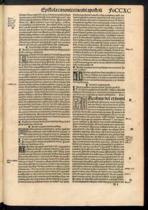 Incipit epistola canonica beati Iacobi apostoli.