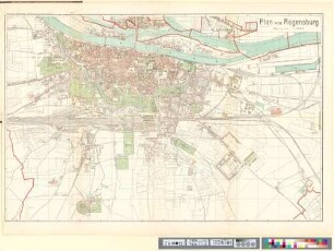 Plan von Regensburg