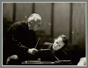 Anton Kuerti und Arvid Jansons : Portrait des Pianisten Anton Kuerti und des Dirigenten Arvid Jansons in der Volksbühne Berlin