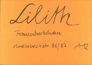 Lilith Frauenbuchladen