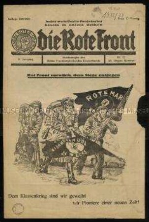 Die Rote Front. 9. Jahrgang 1932