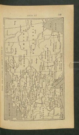 Carte pour l'histoire des guerres de Louis XV