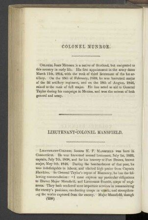 Lieutenant-Colonel Mansfield