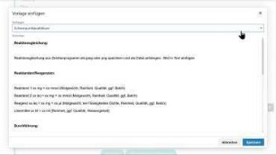 eLabFTW: Bearbeiten eines Experiments - Editor und Co