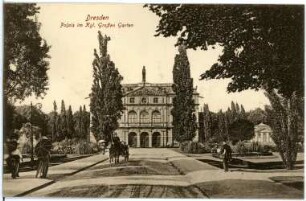 Dresden. Palais im Königlichen Großen Garten
