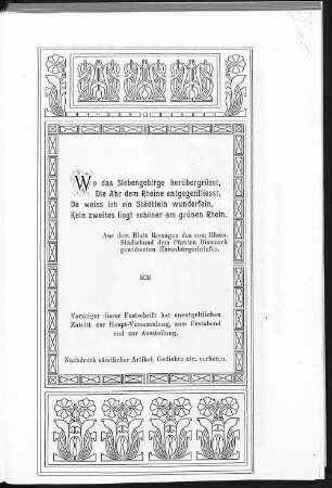 Festschrift zur ... General-Versammlung