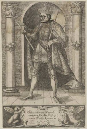 Bildnis des Fridericus III. (IV.), römisch-deutscher Kaiser