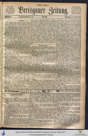 21.04.1895 (Erstes Blatt)