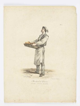 Marchand de Gateaux, Blatt 1 der Folge "Rufe von Pariser Straßenhändlern"