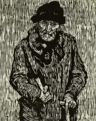 Mann in Mütze