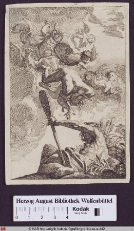 Perseus, Medusa und ein Flussgott.