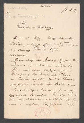 Brief an Oskar Eichberg : 18.12.1889
