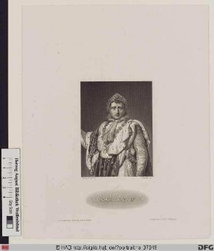 Bildnis Napoléon I. (Bonaparte), 1804-15 Kaiser der Franzosen