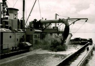 Baggerung Unter-Ems, 1958
