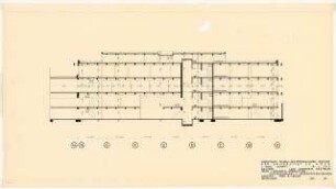 Physikalische Institute der Universität Köln: 1. Physik Schnitt, 1:100