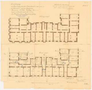 Wohnhäuser Berlin-Tempelhof: Borussia/Stolbergstraße: Grundriss KG, EG, 1:100