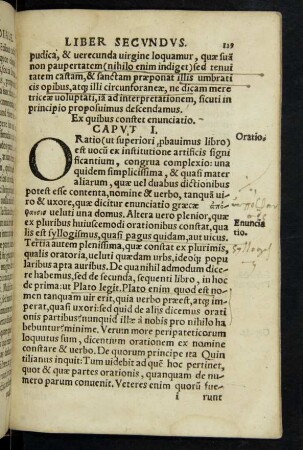 Ex quibus constet enunciatio. Caput I.