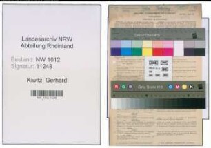 Entnazifizierung Gerhard Kiwitz , geb. 22.10.1903 (Landwirt)