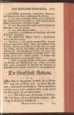 Die Graffschaft Ranzau