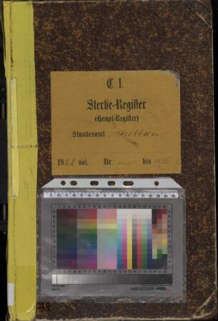Sterberegister des Standesamtes Liesborn von 1922 (Urkunden-Nr. 1-46), von 1923 (Urkunden-Nr. 1-52), von 1924 (Urkunden-Nr. 1-37), von 1925 (Urkunden-Nr. 1-35), von 1926 (Urkunden-Nr. 1-45), von 1927 (Urkunden-Nr. 1-40), von 1928 (Urkunden-Nr. 1-38), von 1929 (Urkunden-Nr. 1-41) und von 1930 (Urkunden-Nr. 1-36)