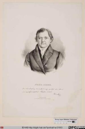 Bildnis Friedrich Bleek