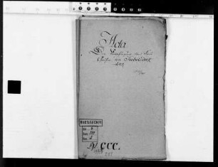 Verpflegung der Frau Gräfin Luise Sophie v. Seiboldsdorf