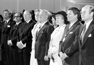 24 Tagung 1974 Chemiker: stehend K. Tizian, H. Keßler, Kardinal König, Frau Goppel, A. Goppel, Frau Steurer, Oberbürgermeister Steurer, H.-H. Haunschild