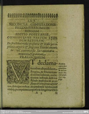 Praeloquium