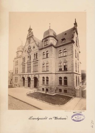 Landgericht, Bochum: Vorderansicht