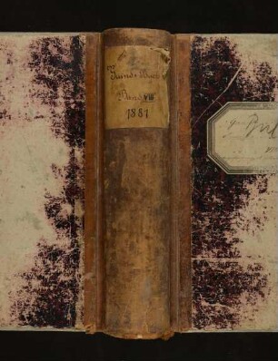 Grundbuch Band 8 mit Personenregister