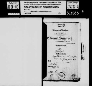 Stetten bei Haigerloch: Jahrestabellen über die Elementarschulen, Rezesse über Schulberichte von Stetten