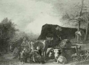 Die Melkerin, 17. Jh.