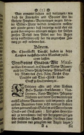 Bäyern. - Schwaben.