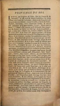 L'Esprit Des Femmes Célebres : Du Siecle de Louis XIV, Et de celui de Louis XV, jusqu'à présent, 2