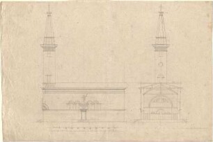 Speeth, Peter; Kirche - Grundriss, Querschnitt