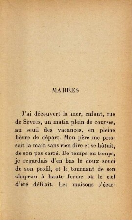 Marées