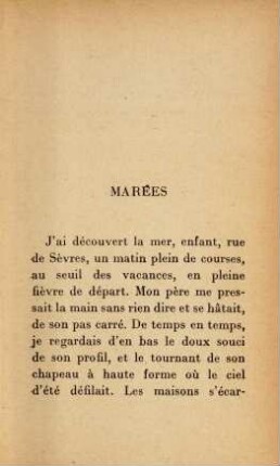 Marées