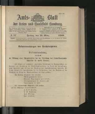 No. 57, 12. März 1920